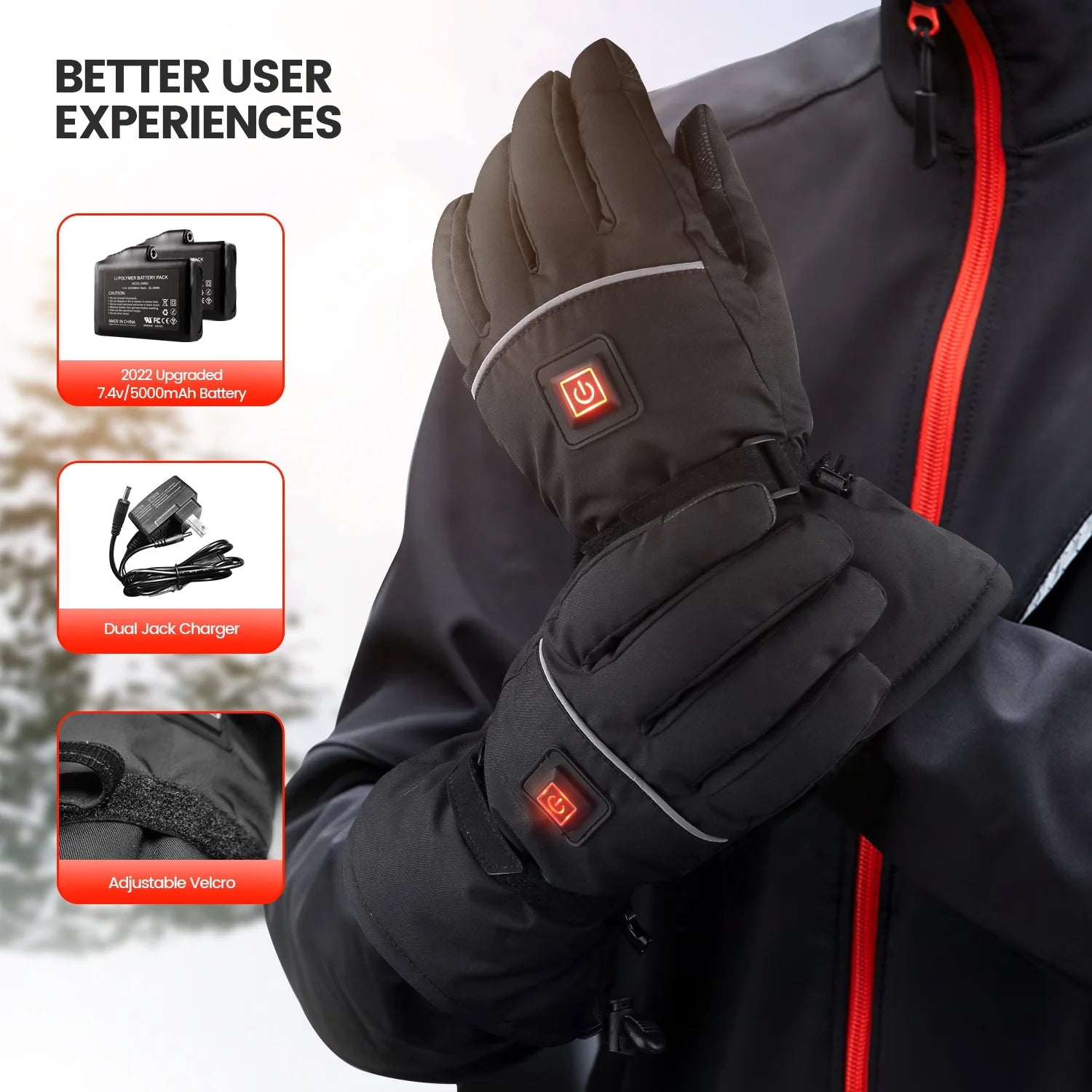 Electric Heated Gloves