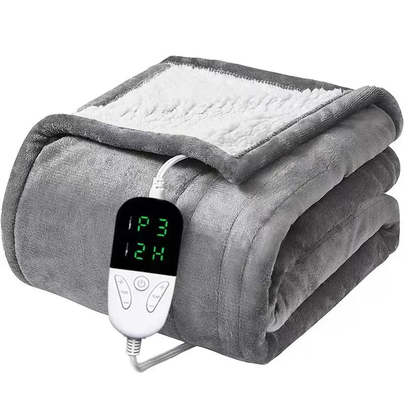 150x180cm Heated Blanket-Electric Blanket,Soft Heated Throw Blanket with 6 Heating Levels & 4 Hours auto-Off